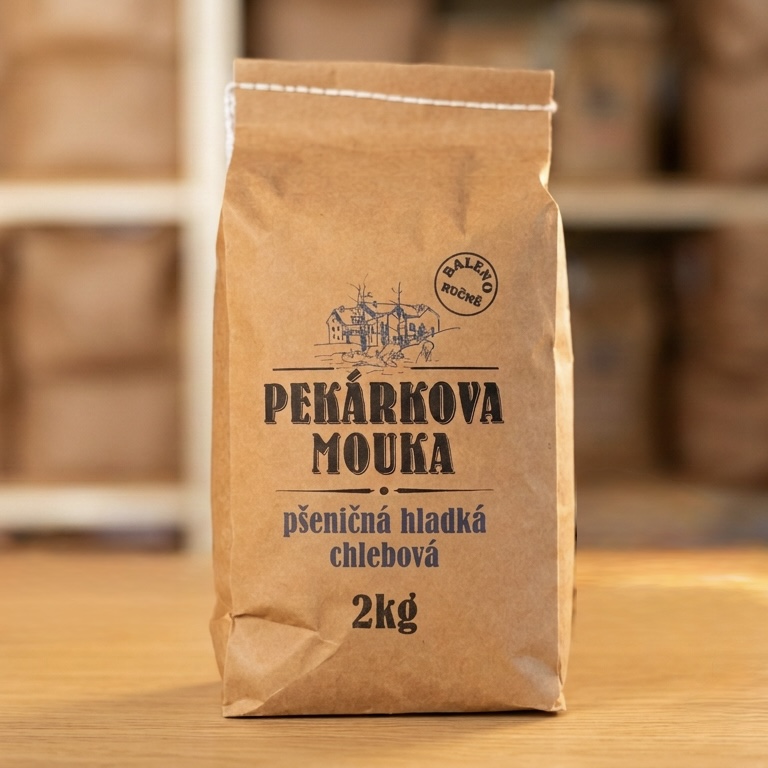 Balení Pšeničná mouka hladká chlebová